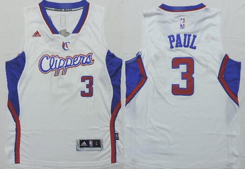 Los Angeles Clippers #3 Chris Paul 2014 New White Kids Jersey
