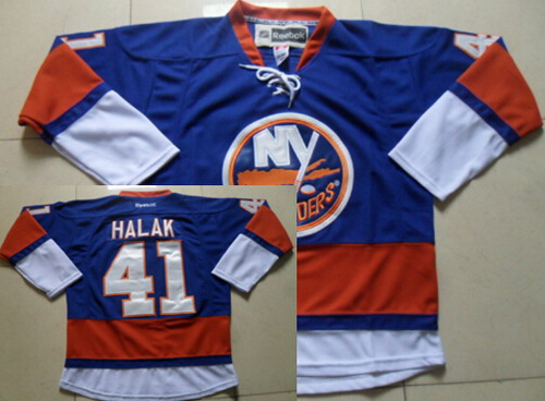 New York Islanders #41 Jaroslav Halak Light Blue Jersey