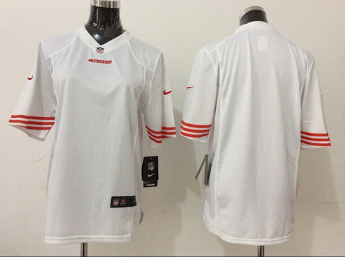 Nike San Francisco 49ers Blank White Game Kids Jersey