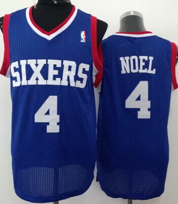 Philadelphia 76ers #4 Nerlens Noel Blue Swingman Jersey