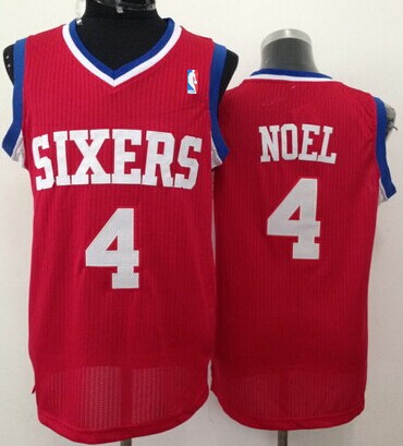 Philadelphia 76ers #4 Nerlens Noel Red Swingman Jersey