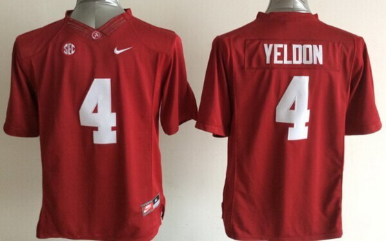 Alabama Crimson Tide #4 T.J Yeldon 2014 Red Limited Kids Jersey