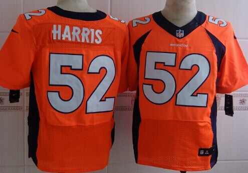 Nike Denver Broncos #52 Jerrell Harris 2013 Orange Elite Jersey