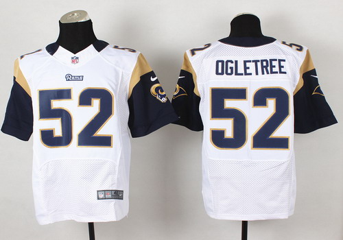 Nike St. Louis Rams #52 Alec Ogletree White Elite Jersey