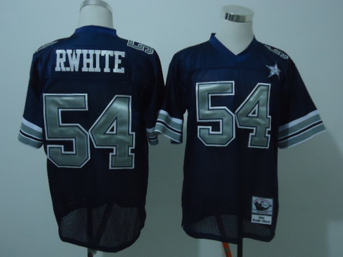 Dallas Cowboys #54 Randy White Navy Blue 25TH Throwback Jersey