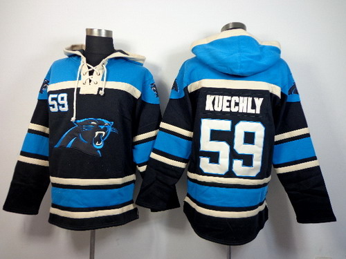 Carolina Panthers #59 Luke Kuechly 2014 Black Hoodie
