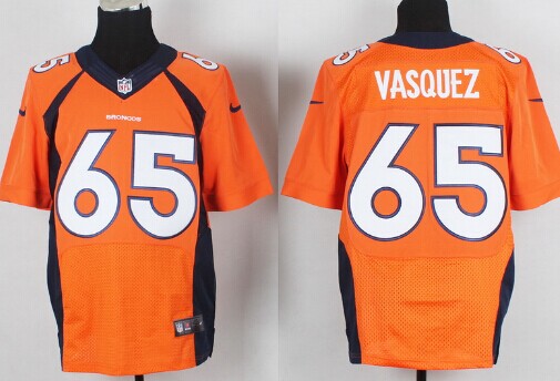 Nike Denver Broncos #65 Louis Vasquez 2013 Orange Elite Jersey