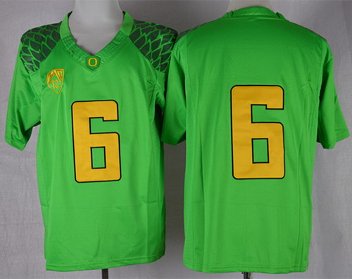Oregon Ducks #6 Charles Nelson 2013 Light Green Limited Jersey