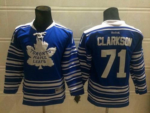 Toronto Maple Leafs #71 David Clarkson 2014 Winter Classic Blue Kids Jersey