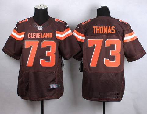 Nike Cleveland Browns #73 Joe Thomas 2015 Brown Elite Jersey