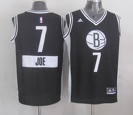 Brooklyn Nets #7 Joe Johnson Revolution 30 Swingman 2014 Christmas Day Black Jersey