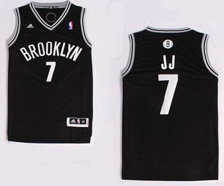 Brooklyn Nets #7 JJ Nickname Revolution 30 Swingman Black Jersey