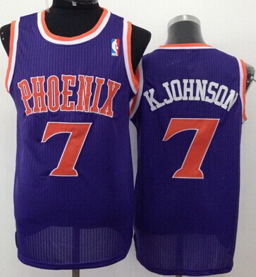 Phoenix Suns #7 Kevin Johnson Purple Swingman Jersey