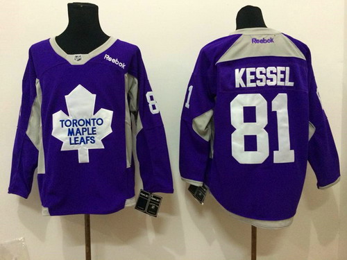 Toronto Maple Leafs #81 Phil Kessel 2014 Training Purple Jersey