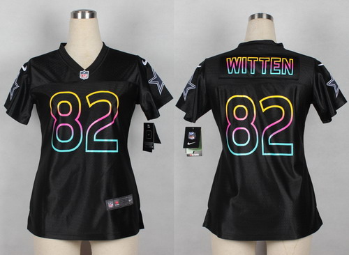 Nike Dallas Cowboys #82 Jason Witten Pro Line Black Fashion Womens Jersey