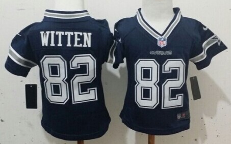 Nike Dallas Cowboys #82 Jason Witten Blue Toddlers Jersey