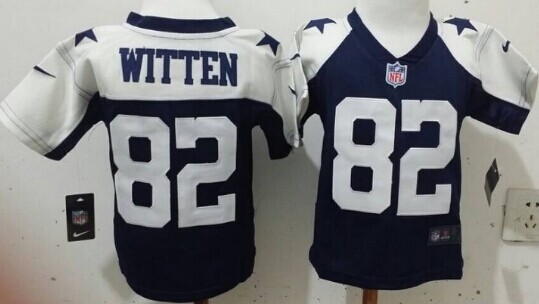 Nike Dallas Cowboys #82 Jason Witten Blue Thanksgiving Toddlers Jersey