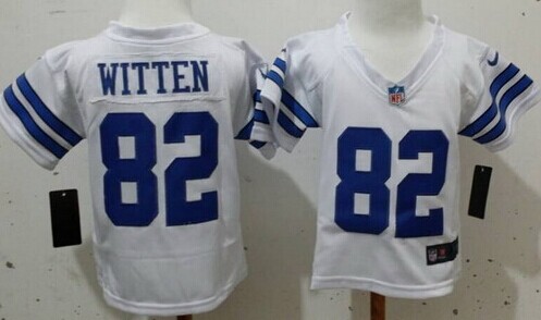 Nike Dallas Cowboys #82 Jason Witten White Toddlers Jersey
