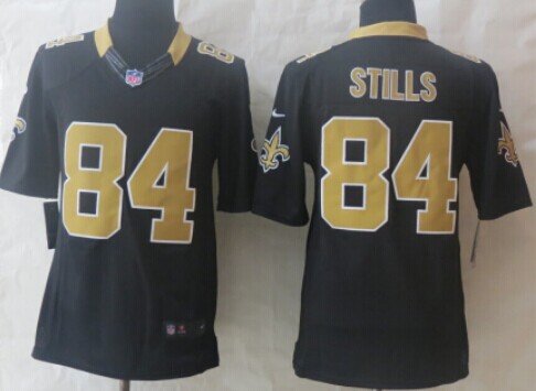 Nike New Orleans Saints #84 Kenny Stills Black Limited Jersey
