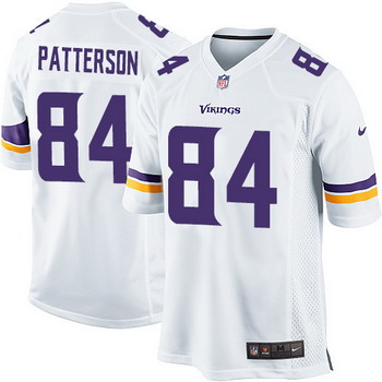 Nike Minnesota Vikings #84 Cordarrelle Patterson 2013 White Game Jersey