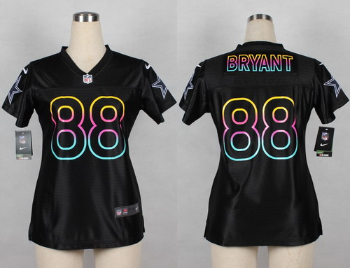 Nike Dallas Cowboys #88 Dez Bryant Pro Line Black Fashion Womens Jersey