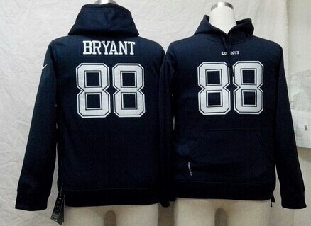 Nike Dallas Cowboys #88 Dez Bryant Blue Kids Hoodie