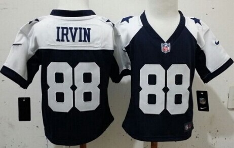 Nike Dallas Cowboys #88 Michael Irvin Blue Thanksgiving Toddlers Jersey