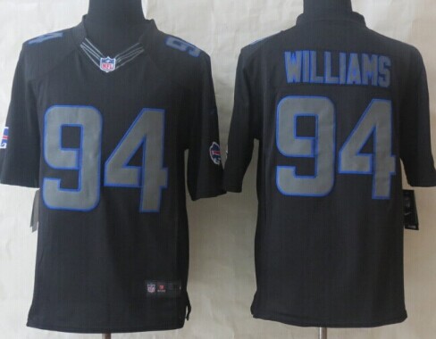 Nike Buffalo Bills #94 Mario Williams Black Impact Limited Jersey