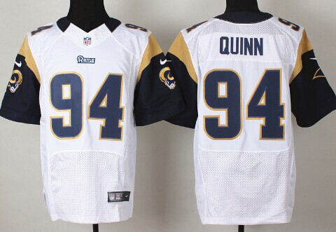 Nike St. Louis Rams #94 Robert Quinn White Elite Jersey