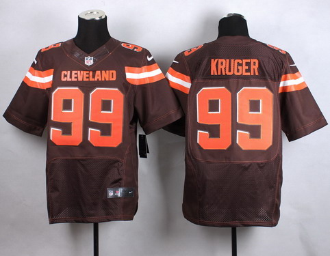 Nike Cleveland Browns #99 Paul Kruger 2015 Brown Elite Jersey