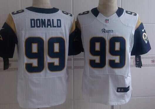Nike St. Louis Rams #99 Aaron Donald White Elite Jersey