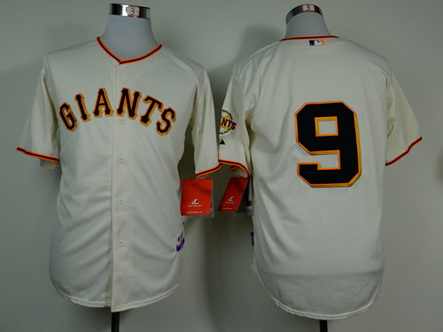 San Francisco Giants #9 Matt Williams Cream Cool Base Jersey