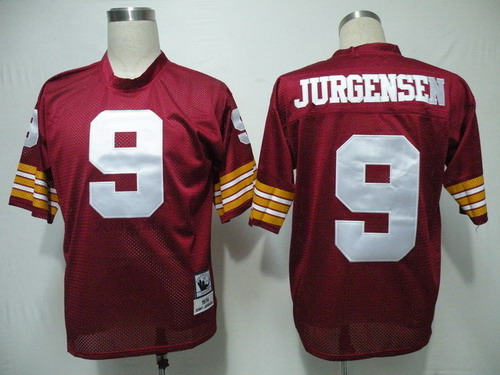 Washington Redskins #9 Sonny Jurgensen Red Throwback Jersey