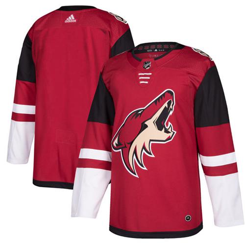 Adidas Coyotes Blank Maroon Home Authentic Stitched NHL Jersey