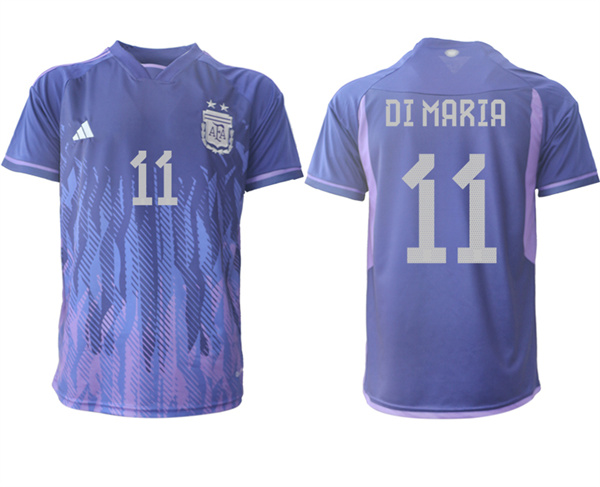 Argentina 11 DI MARIA 2022-2023 away aaa version jerseys