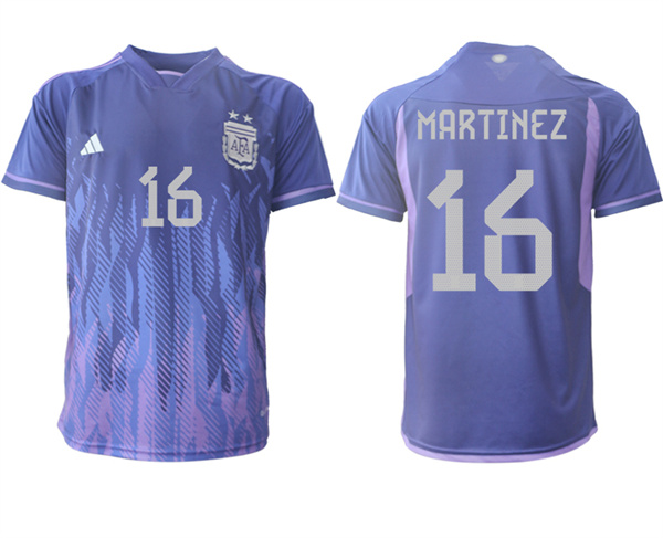 Argentina 16 MARTINEZ 2022-2023 away aaa version jerseys