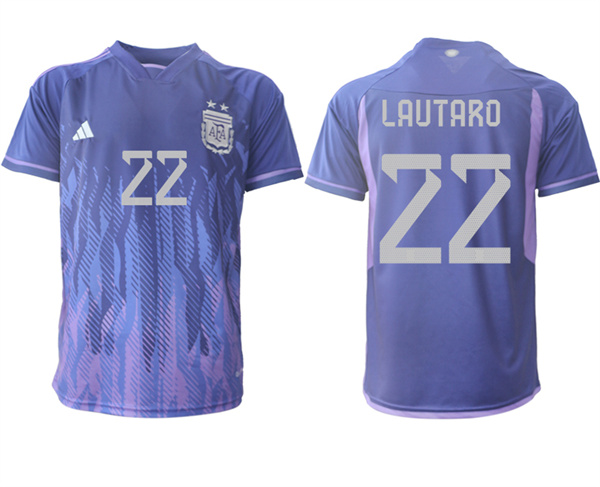 Argentina 22 LAUTARO 2022-2023 away aaa version jerseys