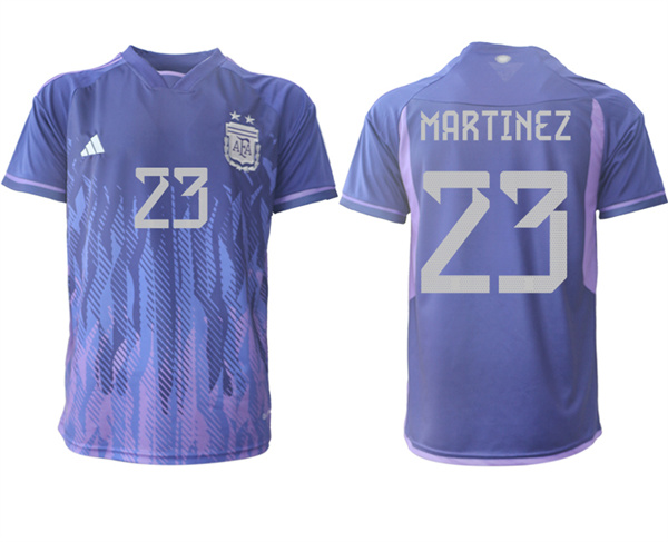 Argentina 23 MARTINEZ 2022-2023 away aaa version jerseys