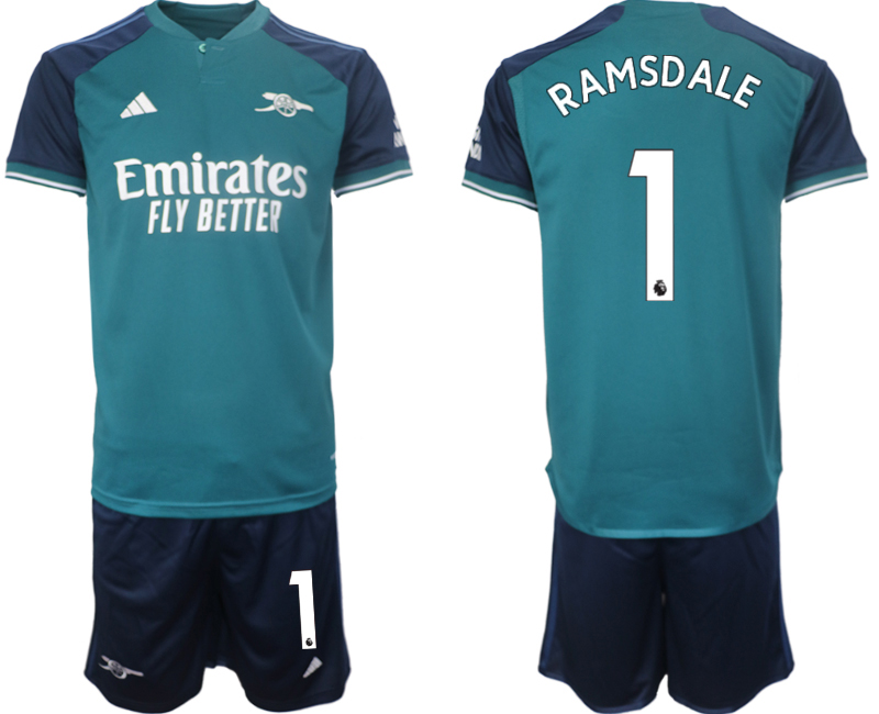 Arsenal 2nd away 1# RAMSDALE 2023-24 suit Soccer Jerseys