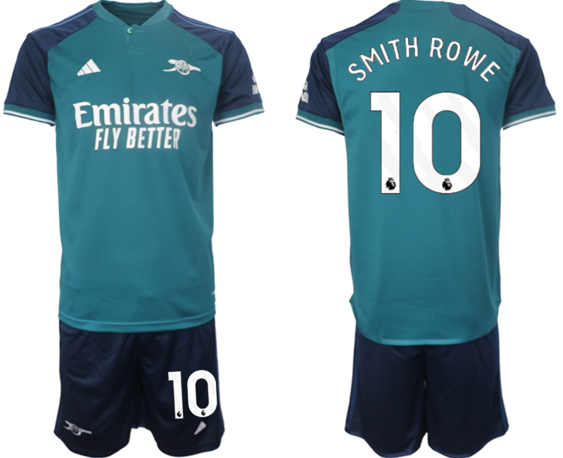Arsenal 2nd away 10# SMITH ROWE 2023-24 suit Soccer Jerseys