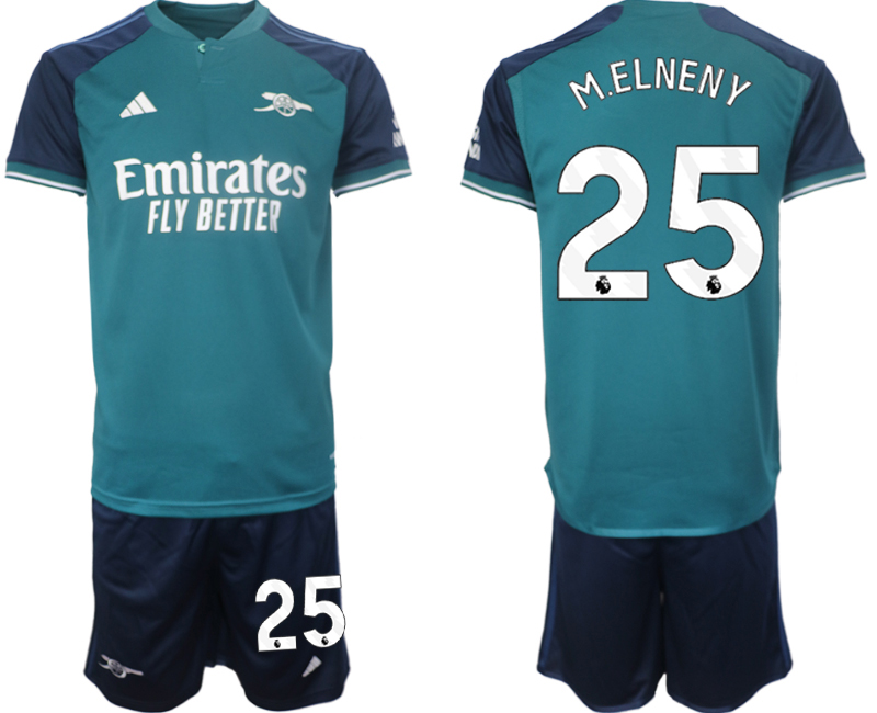 Arsenal 2nd away 25# M.ELNENY 2023-24 suit Soccer Jerseys