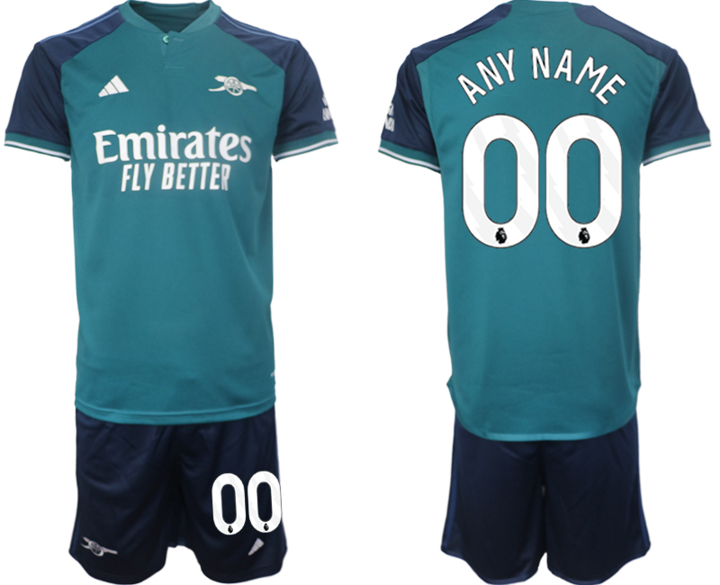 Arsenal 2nd away any name CUSTOM 2023-24 suit Soccer Jerseys