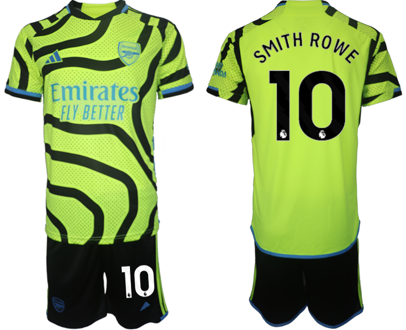Arsenal away 10# SMITH ROWE 2023-24 suit Soccer Jerseys