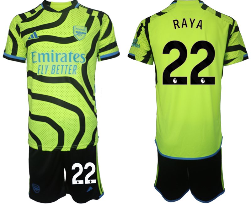 Arsenal away 22# RAYA 2023-24 suit Soccer Jerseys