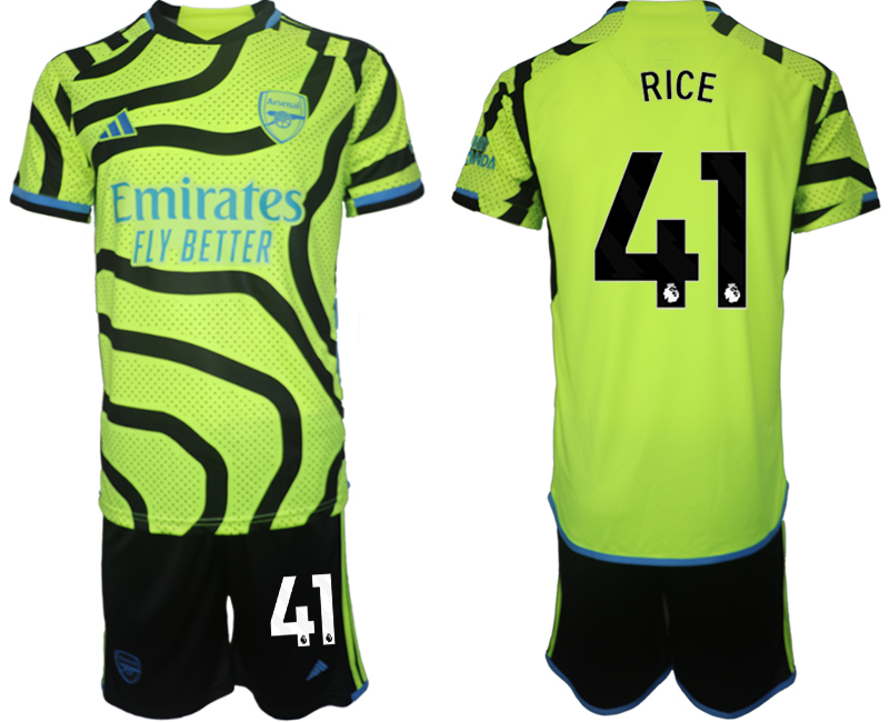 Arsenal away 41# RICE 2023-24 suit Soccer Jerseys