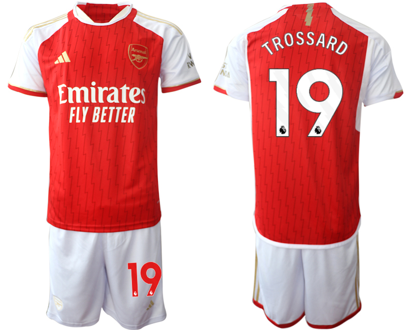 Arsenal home 19# TROSSARO 2023-24 suit Soccer Jerseys