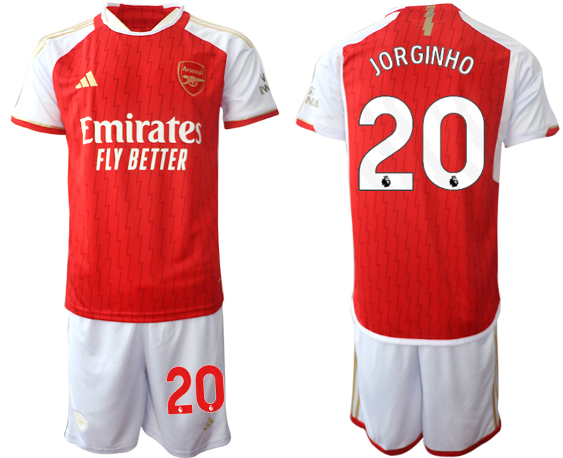 Arsenal home 20# JORGINHO 2023-24 suit Soccer Jerseys
