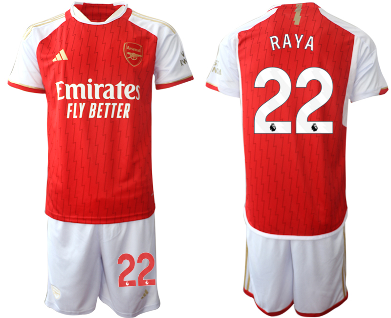 Arsenal home 22# RAYA 2023-24 suit Soccer Jerseys
