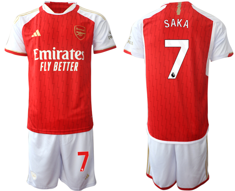 Arsenal home 7# SAKA 2023-24 suit Soccer Jerseys