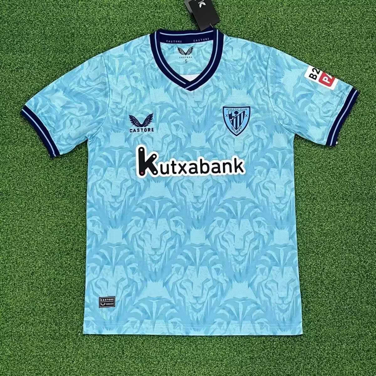 Athletic Club away Blue Custom or Blank 2023-24 Soccer jerseys